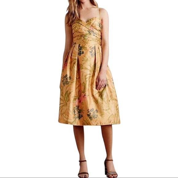 Anthropologie Dresses & Skirts - Anthropologie Dress James Coviello Botanica  Watercolor Size 4 NWT Retail $228